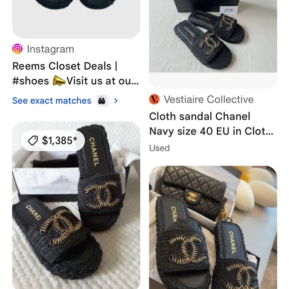 Chanel Sandals
will fit size 38, 38.5, 9
I am a 38.5 - Picture 9 of 10